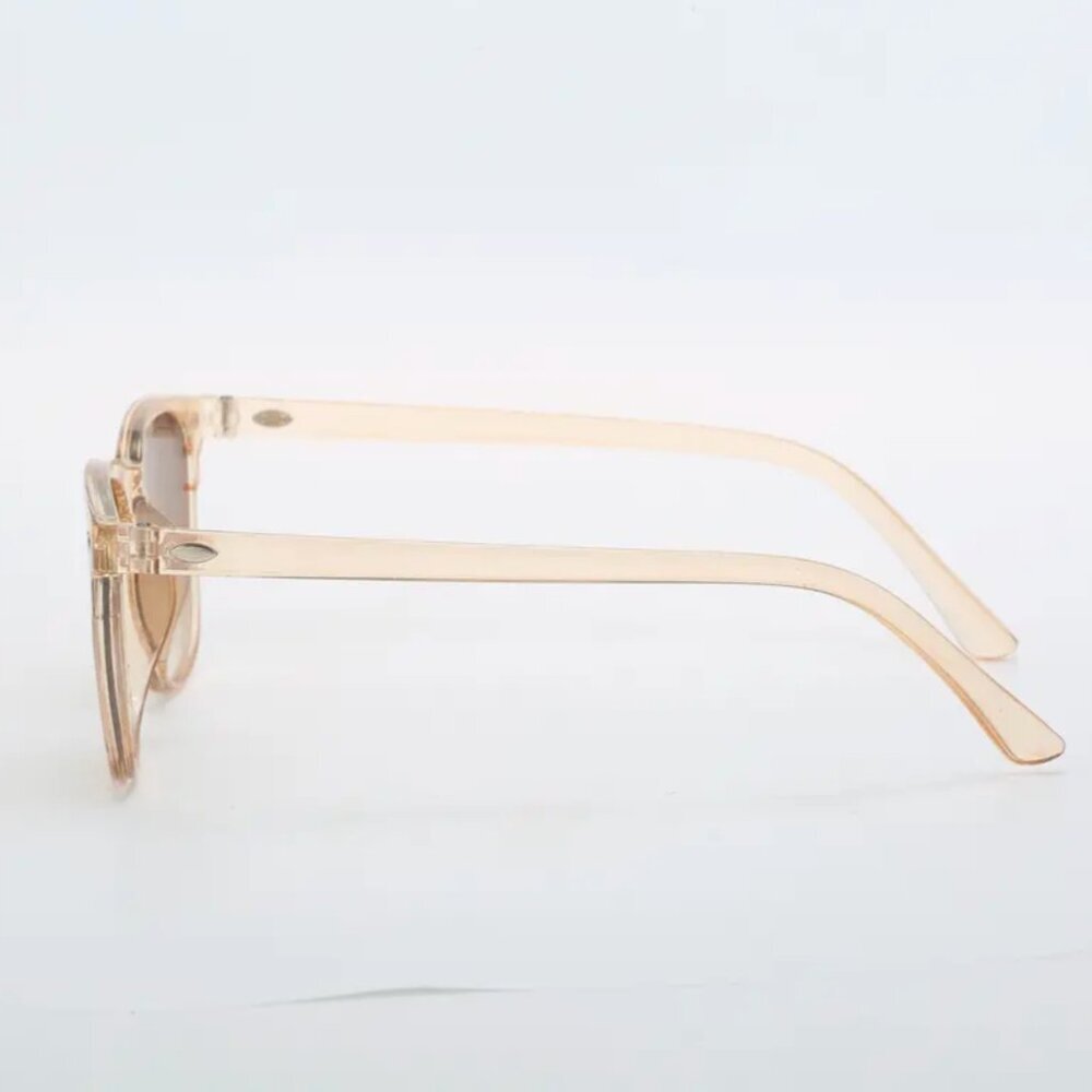 NIP Vintage Square Sunglasses, CHAMPAGNE, Anti-Glare (One Pair) - Picture 4 of 5